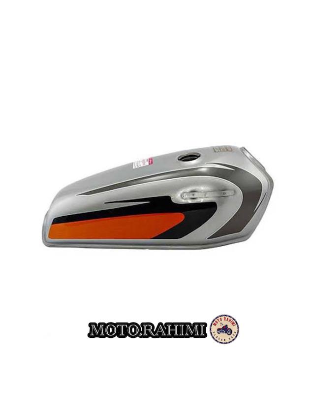 باک (همراه با قاب بغل) هندا 125 رنگ نقره ای 