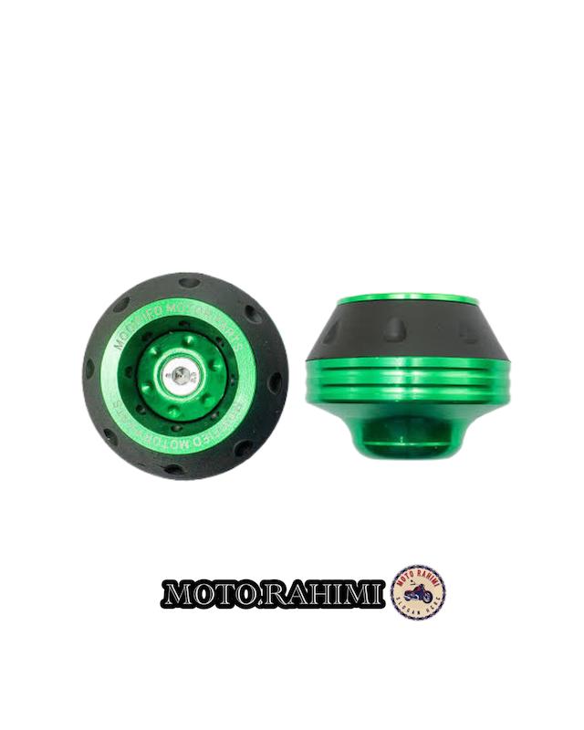 پروتکشن چرخ جلو موتور سیکلت رنگ سبز (جفتی)