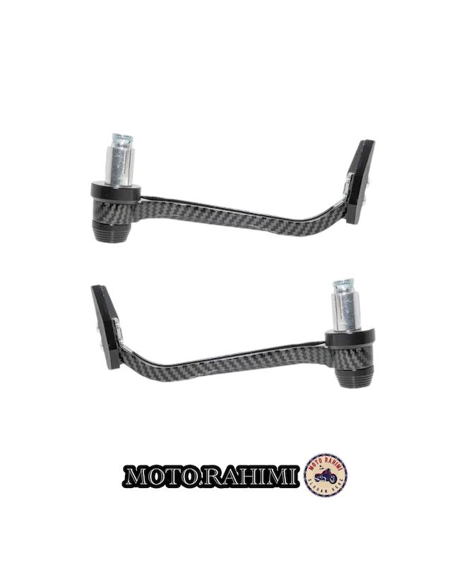 هندگارد کربن موتور سیکلت رنگ مشکی (جفتی)