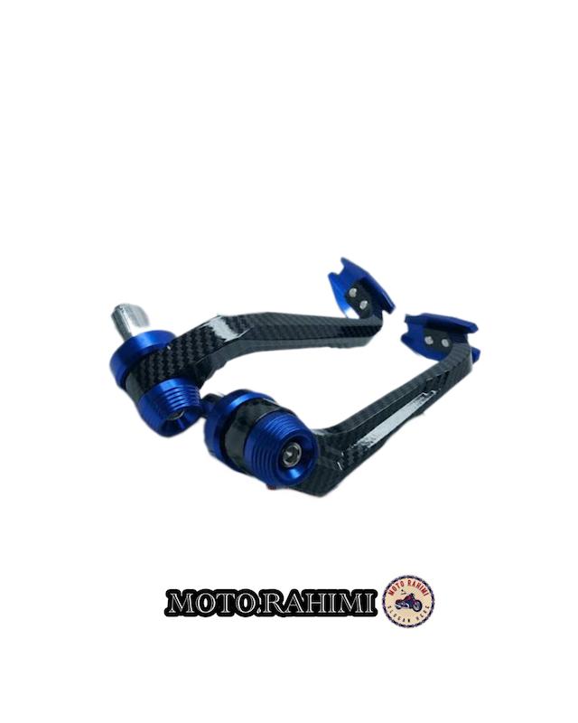هندگارد کربن موتور سیکلت رنگ آبی (جفتی)
