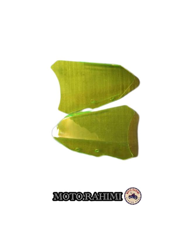 هندگارد.بادگیر موتور سیکلت رنگ فسفری 