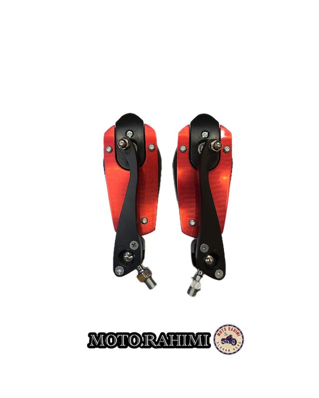 آینه رنتال موتور سیکلت رنگ قرمز (جفتی)