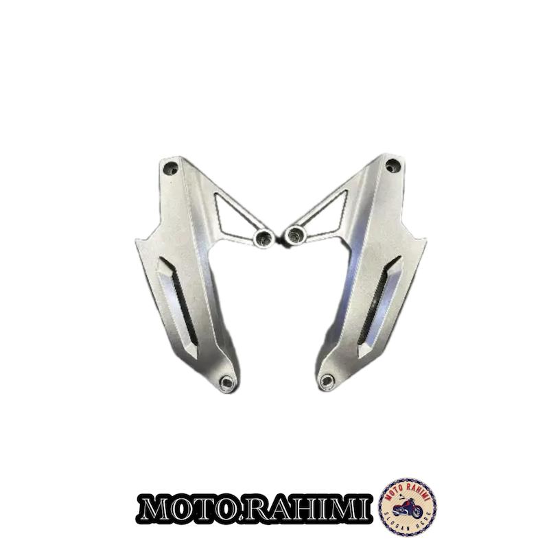کاور بغل جاپایی طرح ADV 150 شرکت کبیر رنگ نقره ای (جفتی)