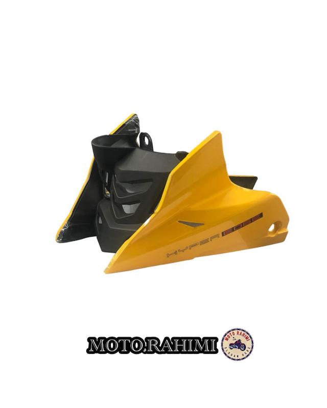 اسپایلر (سه تیکه زیر انجین) آپاچی 180 رنگ زرد