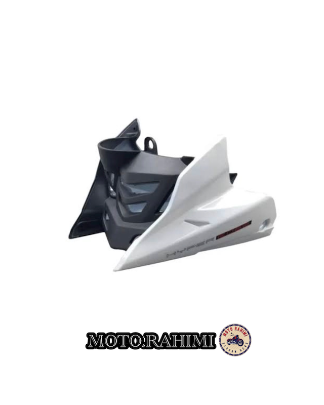 اسپایلر (سه تیکه زیر انجین) آپاچی 180 رنگ سفید