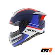 کلاه کاسکت فک ثابت AXXIS مدل HAWK Blue white orange