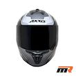 کلاه کاسکت فک ثابت AXXIS مدل SONAR DRAKEN BLACK GRAY