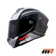 کلاه کاسکت فک ثابت AXXIS مدل SONAR DRAKEN BLACK GRAY