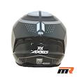کلاه کاسکت فک ثابت AXXIS مدل SONAR DRAKEN BLACK GRAY