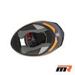 کلاه کاسکت فک ثابت AXXIS مدل SONAR MATT BLACK ORANGE