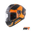 کلاه کاسکت فک ثابت AXXIS مدل SONAR MATT BLACK ORANGE