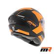 کلاه کاسکت فک ثابت AXXIS مدل SONAR MATT BLACK ORANGE