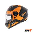 کلاه کاسکت فک ثابت AXXIS مدل SONAR MATT BLACK ORANGE