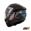 کلاه کاسکت فک ثابت LS2 مدل STREAM2 BLACK BLUE RED MATT FF808