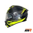 کلاه کاسکت فک ثابت RAPIDO مدل 101SV CARBON GLOSSY YELLOW