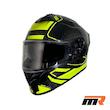 کلاه کاسکت فک ثابت RAPIDO مدل 101SV CARBON GLOSSY YELLOW