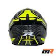 کلاه کاسکت فک ثابت RAPIDO مدل 101SV CARBON GLOSSY YELLOW