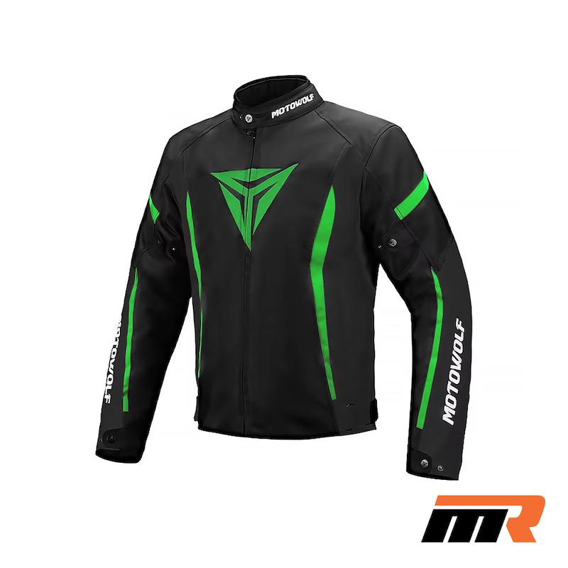 کاپشن موتورسواری دوپوش Motowolf JM8 سبز