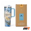 ماگ استنلی Quencher H2.0 Tumbler طرح مرمر آبی با جعبه