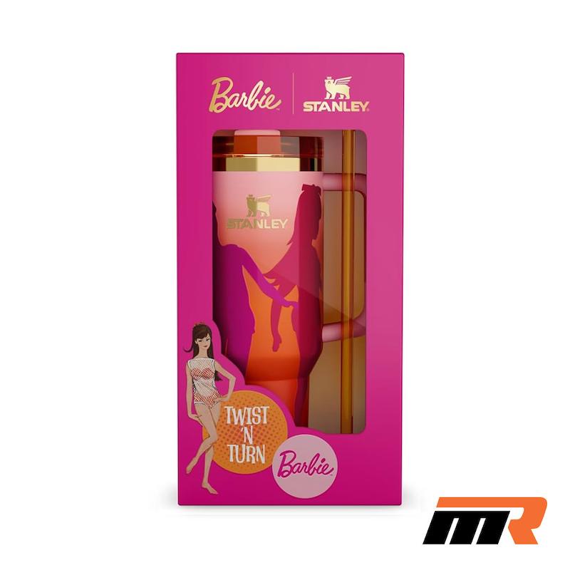 ماگ استنلی باربی مدل Stanley x Barbie ’60s Twist ’N Turn جعبه