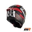 پشت کلاه کاسکت SOMAN H10 Black Red