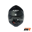 کلاه کاسکت فک ثابت ال اس تو مدل FLASH FF802 MATT BLACK