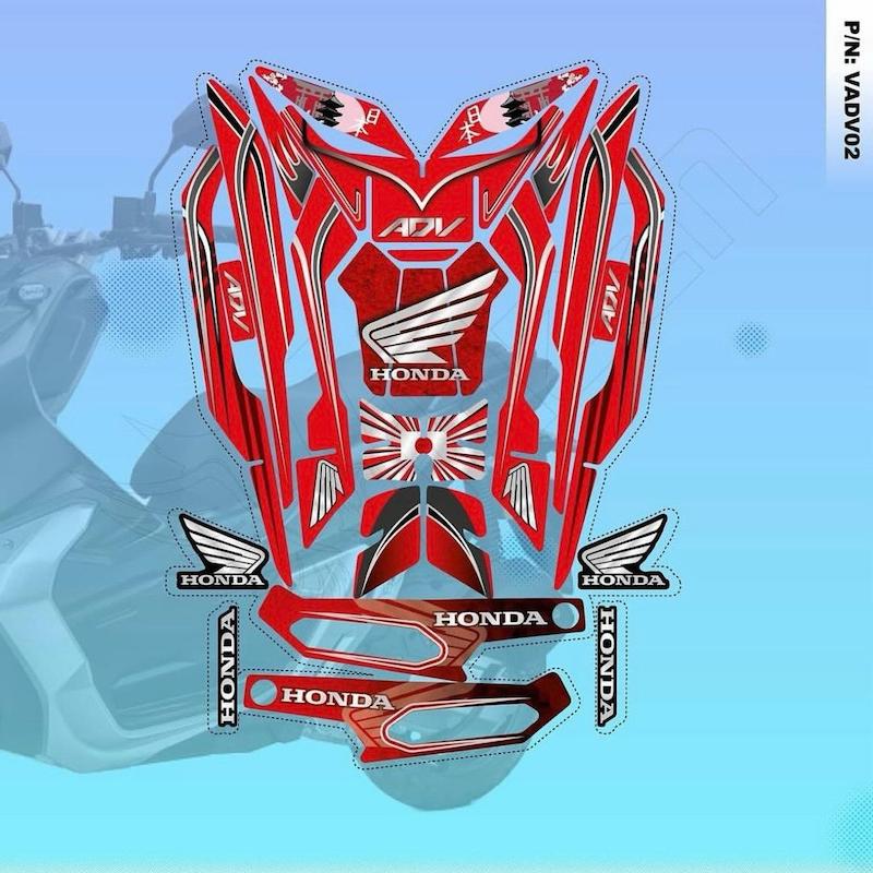 برچسب کامل  ADV 150 (برای دیدن طرح ها روی محصول کلیک کنید)