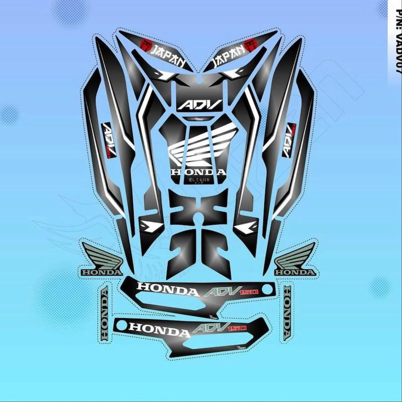 برچسب کامل  ADV 150 (برای دیدن طرح ها روی محصول کلیک کنید)