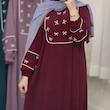 مانتو عبایی مدل پاپیون