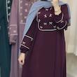مانتو عبایی طرح پاپیون