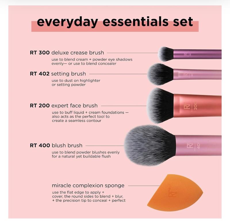 ست براش ریل تکنیک مدل Everday essentials