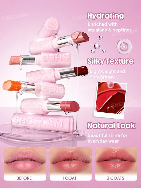 رژلب بالمی آبرسان شیگلم مدل Silk slip lip oil balm