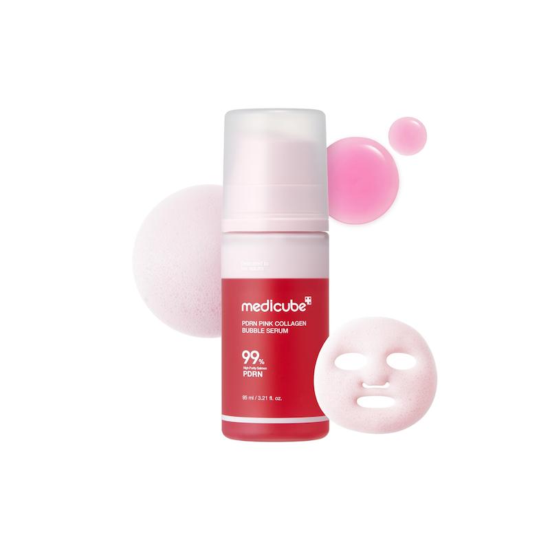 سرم حبابی کلاژن و PDRN صورتی مدیکوب | PDRN Pink Collagen Bubble Serum