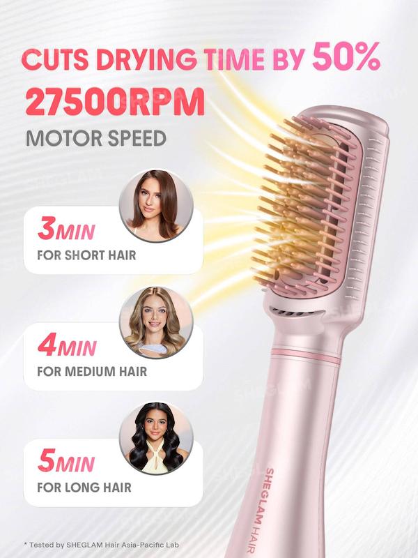برس حرارتی صاف‌کننده مو شیگلم مدل Blowout Bliss