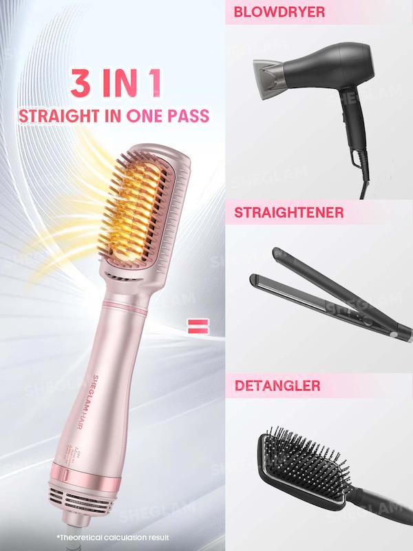 برس حرارتی صاف‌کننده مو شیگلم مدل Blowout Bliss
