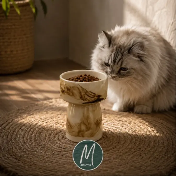 ظرف آب گربه طرح ابر و باد