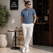 تیشرت یقه دار اورجینال Prada