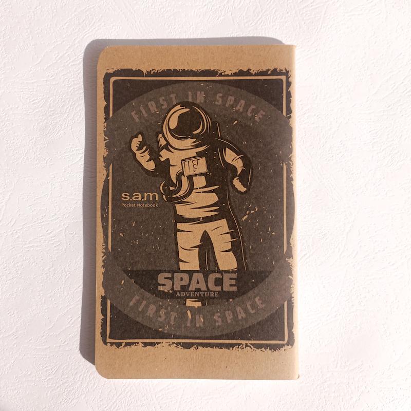 دفتر 48 برگ 13*21 سانت سم طرح space