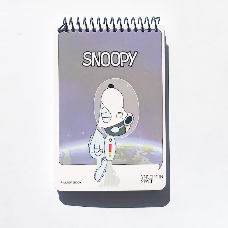 دفترچه پیل 100 برگ A6 طرح SNOOPY