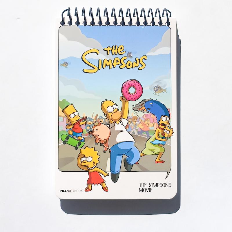 دفترچه پیل 100 برگ A6 طرح Simpsons