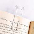 بوک مارک فلزی گیره ای نشانک طرح دست