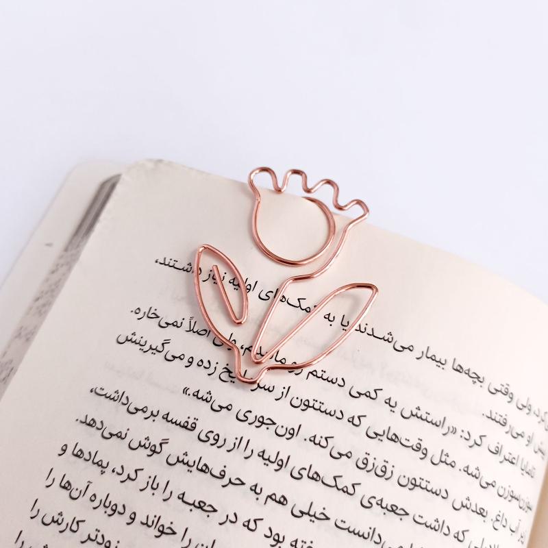 بوک مارک مریخ طرح گل