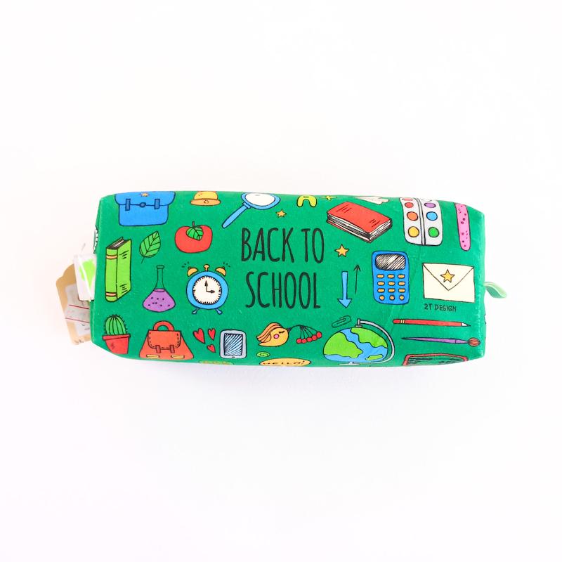 جامدادی مخمل طوطی دیزاین طرح Back to school