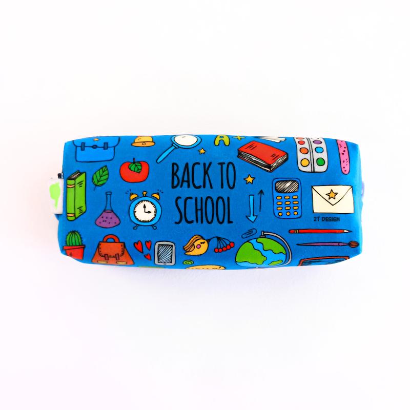 جامدادی مخمل طوطی دیزاین طرح Back to school