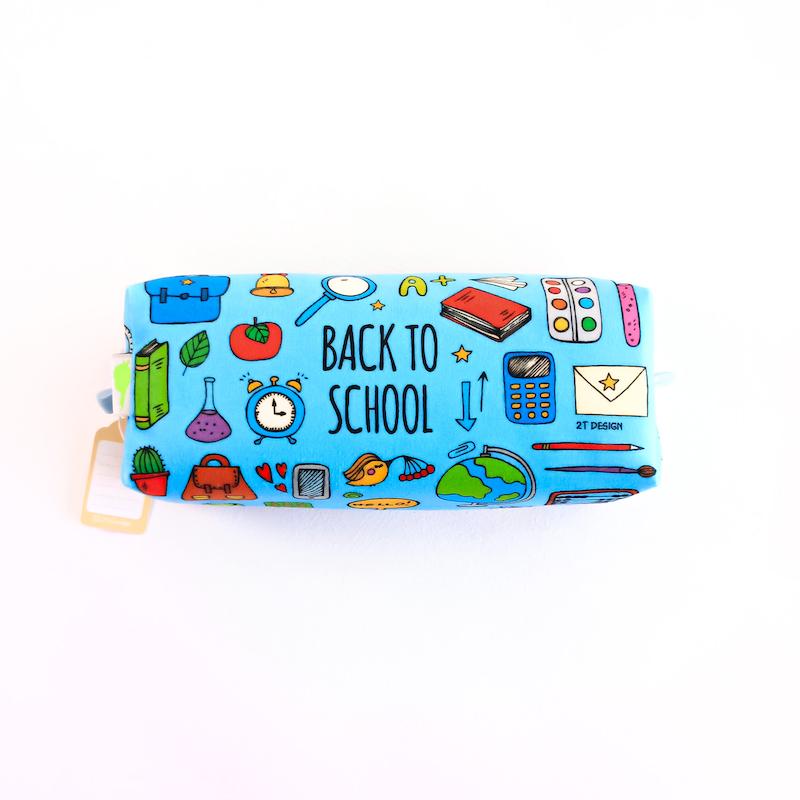 جامدادی مخمل طوطی دیزاین طرح Back to school