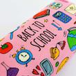 جامدادی مخمل طوطی دیزاین طرح Back to school