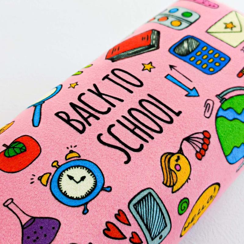 جامدادی مخمل طوطی دیزاین طرح Back to school