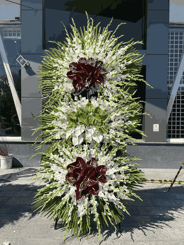 تاج گل ترحیم بزرگ