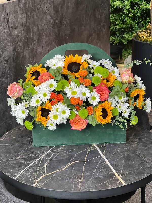 باکس گل سبز «طراوت»