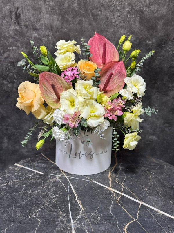 باکس گل گرد ترکیبی مدل جدید 